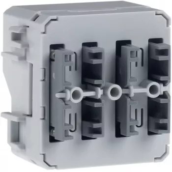 HAGER WNT302 KNX tryksensor, 1-fag, 2 kontaktpunkter, indbygning, polarhvid