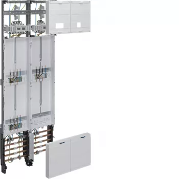 Hager ZK53Q5NT universZ komplet målerfelt, 3-punkt, 3-faset, 10 mm², med adskillelsesafbryder, 1350x500mm