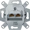 Hager WDF410866 UAE tilslutningsdåse 8/8-polet skærmet Cat.6A RJ45 datadåse
