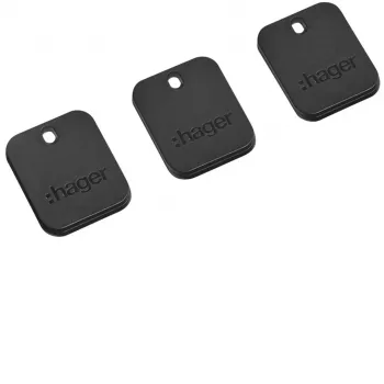 HAGER XVA400 RFID-nøglering, 3-pak