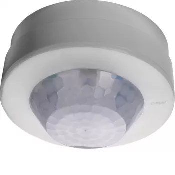Hager EER513 360° overflade-PIR-bevægelsesmelder, 20 m rækkevidde, IP55, hvid