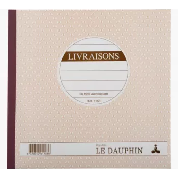 Le Dauphin manifold livraisons, 210 x 210 mm, tripli (1163D) - 1 stk. (1163D)