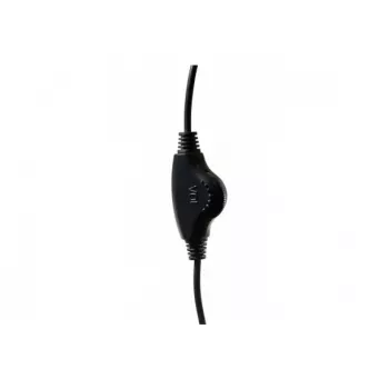 Exertis Connect on-ear kablet headset med bøjlemikrofon - sort 059222