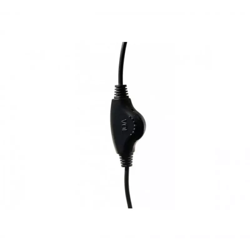 Exertis Connect on-ear kablet headset med bøjlemikrofon - sort 059222