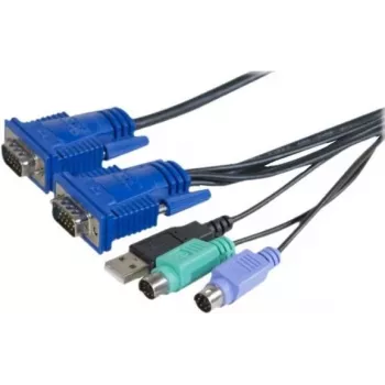 EXERTIS CONNECT KVM Combo-kabel USB, PS/2, 1,8 m (66302)