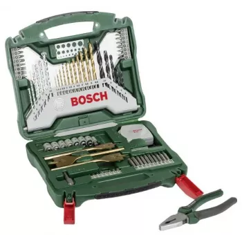 Bosch 7-Piece MultiConstruction Drill Bit Set with Titanium Nitride Coating, Hex Shank, 3-8 mm 2607017197