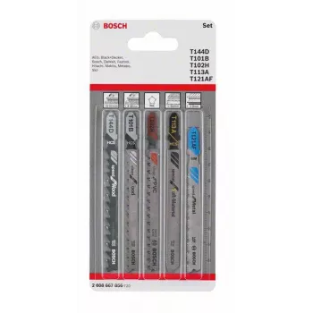 Bosch Accessories 2608667856 stiksavsblad-sæt Allrounder, 5-dele