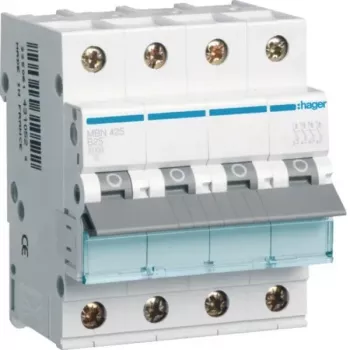 Hager MBN425 4-polet B-25A 6kA automatsikring