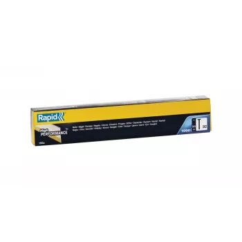 RAPID TOOLS type 32 varmforzinkede harpiksbelagte D-hoved-magasinsøm, 50 mm, 34°-binding, til tømrer- og snedkerarbejde – 1 pakke (40104408)