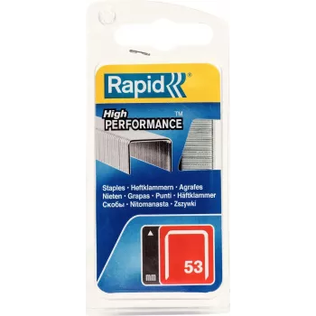 RAPID TOOLS type 53 finrådsklammer 6 mm forzinket stål, 1250-pak 40109502