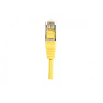 EXERTIS CONNECT Cat.5e F/UTP patchkabel, gul, 0,5 m, slim bøjningsbeskyttelse 847161