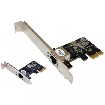 EXERTIS CONNECT 1 Gigabit PCI Express-netværkskort, standard- og low-profile 300555
