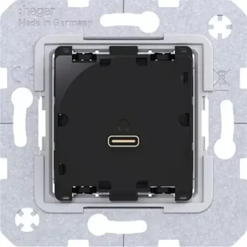HAGER WAS4154 USB-C Power Delivery-lademodul 65W