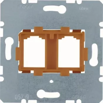HAGER WDF4716P bæreplade orange Modular Jack montering (WDF4716P)