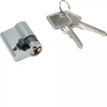 Hager profil-halvcylinder ZAY50994 med 2 nøgler 40x20x40