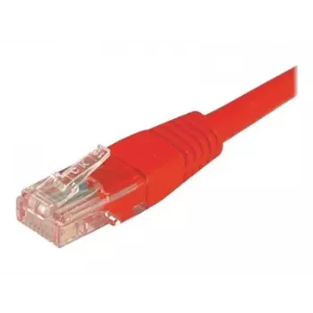 EXERTIS CONNECT Cat.6 U/UTP patchkabel, rød, 3,0 m, RJ45, snagless-beskyttelse 243730