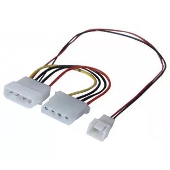 EXERTIS CONNECT Molex til 3-pin blæser-strømadapterkabel 15 cm (EXC146851)