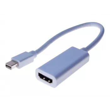 Exertis Connect Mini DisplayPort han til HDMI hun adapterkabel 15 cm hvid passiv 1080p 127437