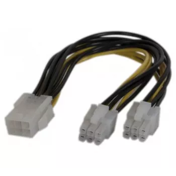 EXERTIS CONNECT PCI Express strømadapterkabel 6-pin til 2x 6-pin (146694)
