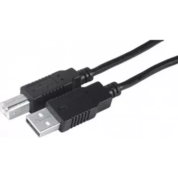 Exertis Connect USB 2.0 kabel A til B han 3m sort 532450