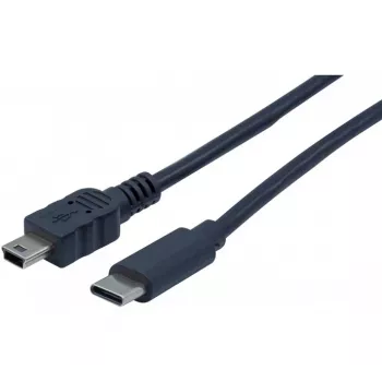 EXERTIS CONNECT USB-C til Mini-USB type B kabel, 2,0 m, sort 532451