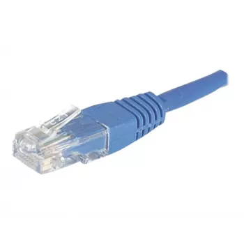 EXERTIS CONNECT Cat.6 U/UTP Patchkabel, RJ45, blå, 3 m, snagless 246730