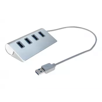 Exertis Connect 4-port USB 3.0-hub - desktop - sort 021312