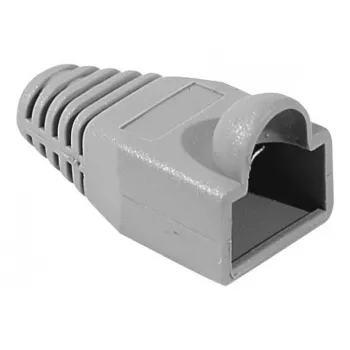 EXERTIS CONNECT RJ45 knækbeskyttelse til runde kabler, grå, 10-pak 253161