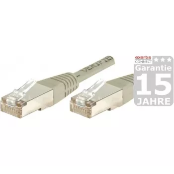 Exertis Connect 847100 Cat5e F/UTP netværks-patchkabel, 1 m, grå