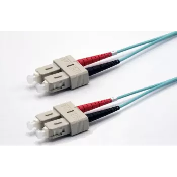 Ekivalan OM3 duplex LWL-patchkabel SC/SC 1 m aqua COZOM3DCDC2SA0010A