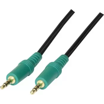 EXERTIS CONNECT 3,5 mm stereo-lydkabel, stik til stik, 10 m, sort 108898