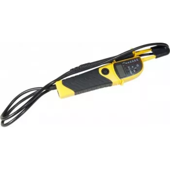 EXERTIS CONNECT spændingstester med LCD-display og højspændingsindikator, 12-600V AC/DC 045076