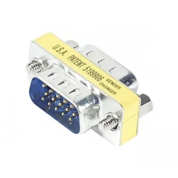 TECLINE Mini Gender Changer, 15-polet HD D-Sub han til han til VGA (50408)