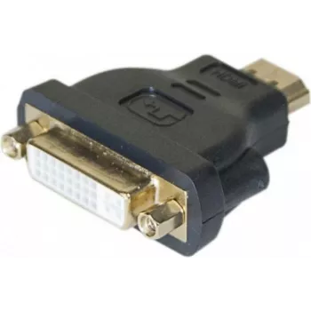 EXERTIS CONNECT HDMI til DVI-I-adapter, HDMI-stik til DVI-I 24+5-bøsning, sort 127951