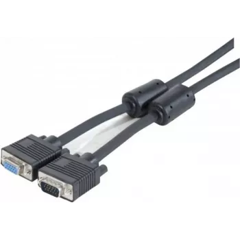 EXERTIS CONNECT SVGA-monitorkabel, 15-polet HD D-Sub-stik/bøsning, 10,0 m, sort 119840