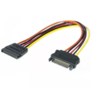 EXERTIS CONNECT SATA-strømforlængerkabel, SATA-stik til SATA-bøsning, 0,2 m 147564