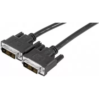 EXERTIS CONNECT DVI-D Single Link-monitorkabel, 18+1-pin stik til stik, 1,8 m, sort 127475