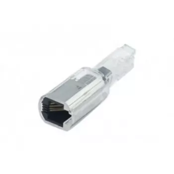 EXERTIS CONNECT telefonrør-kabeloptvinler - forhindrer snoede kabler, 360° drejeled, RJ9/RJ10/RJ22, sort (280101)