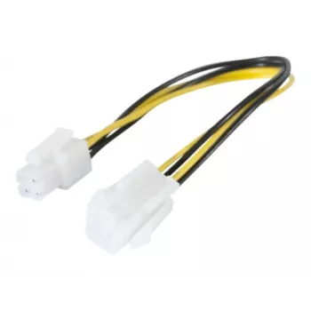 EXERTIS CONNECT P4 strømforlængerkabel 30cm sort 4-pin ATX12V EXC147562