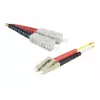 Exertis Connect LC/UPC til ST/UPC Multimode Duplex LWL-patchkabel, OM2 50/125µm, LSZH, orange, 3 m 392673