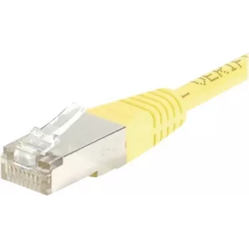 EXERTIS CONNECT Cat.6 F/UTP-patchkabel, gul, 10 m, slim bend protection 245560