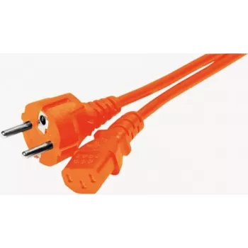 EXERTIS CONNECT netkabel, Schuko til IEC C13, orange, 1,8 m 808073
