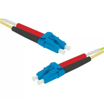 EXERTIS CONNECT OS2 LC duplex til LC duplex UPC fiberpatchkabel, 9/125 µm, gul, 15 m 392847