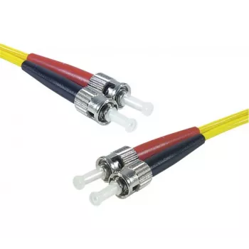 EXERTIS CONNECT fiberpatchkabel Eco, OS2 singlemode, duplex ST/UPC til ST/UPC, gul, 1,0 m 392891