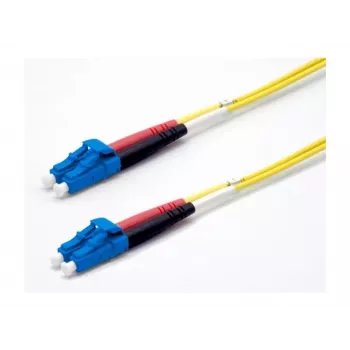 Ekivalan OS2 LC/LC duplex singlemode fiberpatchkabel, 9/125 µm, LSZH, gul, 50 m COZ008LCLC2SJ0500A