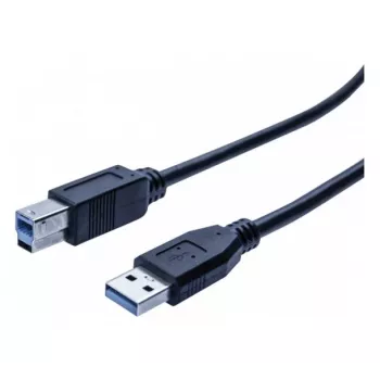 Exertis Connect USB 3.0 Type-A han til Type-B han-kabel, 0,5 m, sort 532463