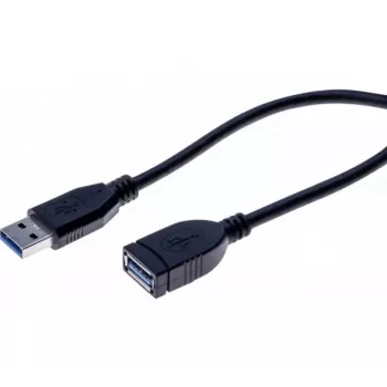 EXERTIS CONNECT Tecline 532462 USB 3.2 Gen 1-kabel, USB-A til USB-B, 3 m, sort
