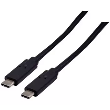 EXERTIS CONNECT USB 3.2 Gen 2x2-kabel 20 Gbps / 240W USB-C til USB-C, sort, 1,0 m (532649)