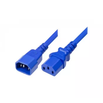 Exertis Connect IEC-netkabel C14 til C13, blå, 5,0 m 808047