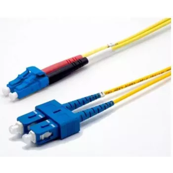 Ekivalan OS2 Duplex Patchkabel, 9/125 µm, LC/SC, gul, 10 m COZ008DCLC2SJ0100A